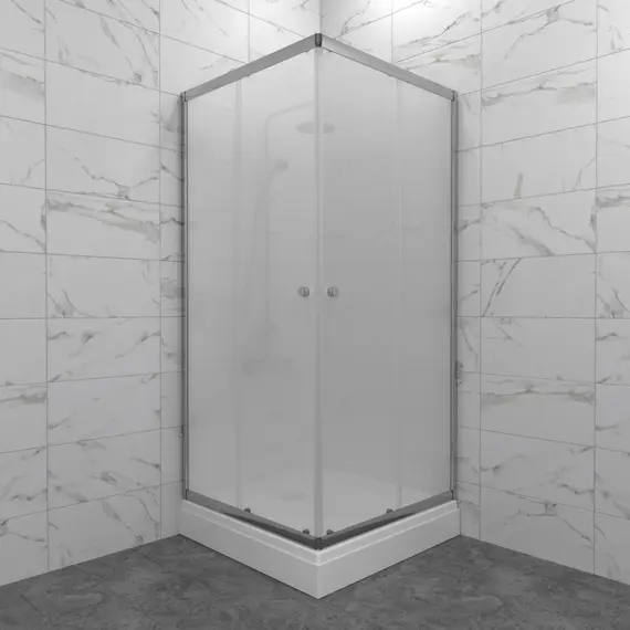 Душевое ограждение Triton "ВЕНТА-ХРОМ-ВЕЛЬВЕТ" низкий поддон