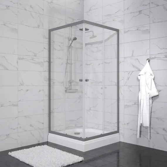 Душевое ограждение Triton "ВЕНТА-ГРАФИТ" , низкий поддон