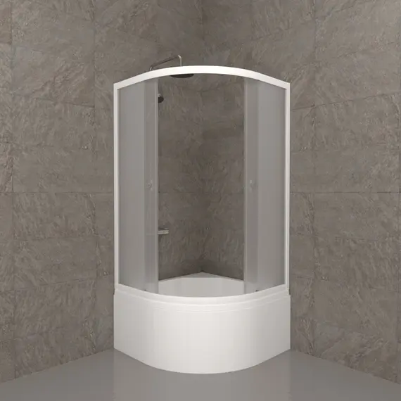 Душевое ограждение Triton ВЕЛЬВЕТ Б высокий поддон 90х90