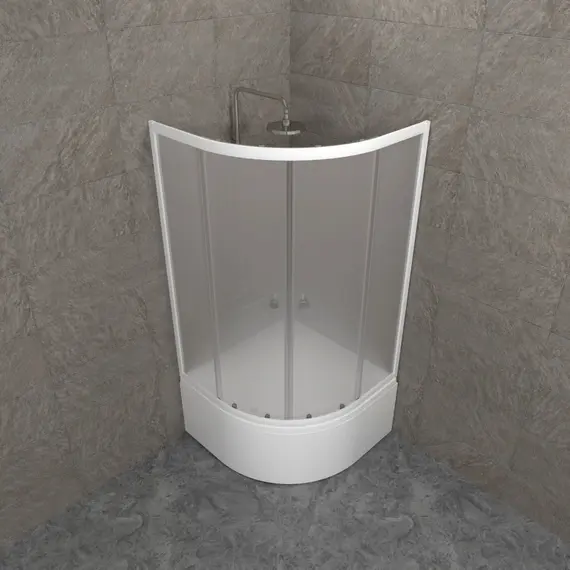 Душевое ограждение Triton ВЕЛЬВЕТ Б высокий поддон 90х90