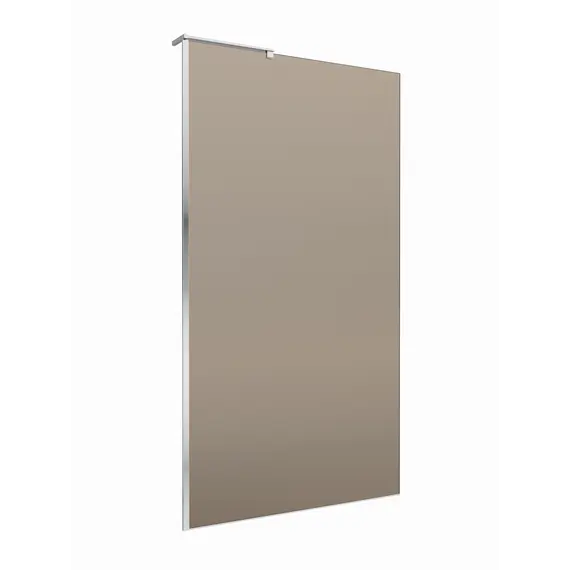 Душевая перегородка BelBagno UNO-L-1-TB-90/100-BR-Cr тонир/хром