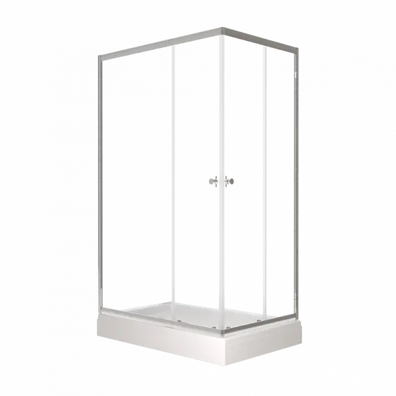 Душевое ограждение Triton "ВЕНТА-ХРОМ" , низкий поддон