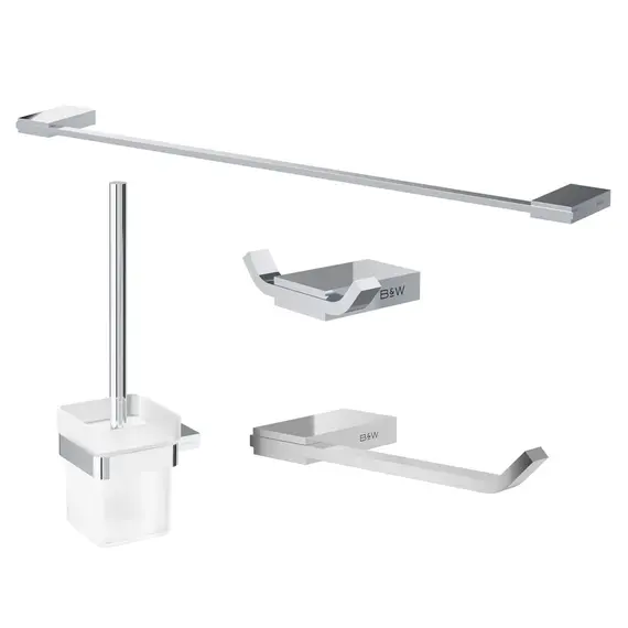 Комплект аксессуаров для ванной комнаты Black&White GA-7720C