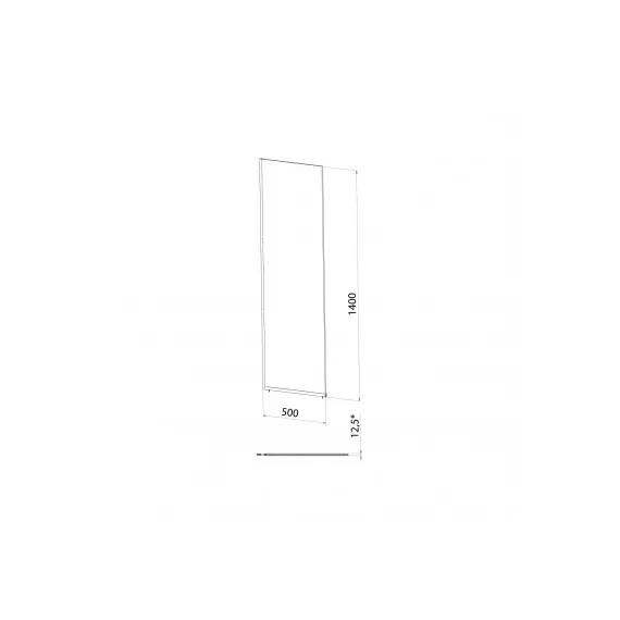 Штора на ванну Triton Статик хром