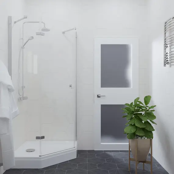 Душевое ограждение Triton "СИГМА-ХРОМ" низкий поддон