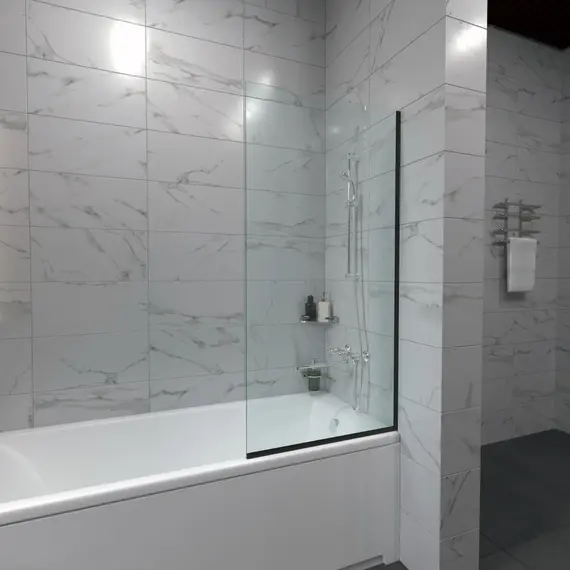 Штора на ванну Triton Статик-Блэк