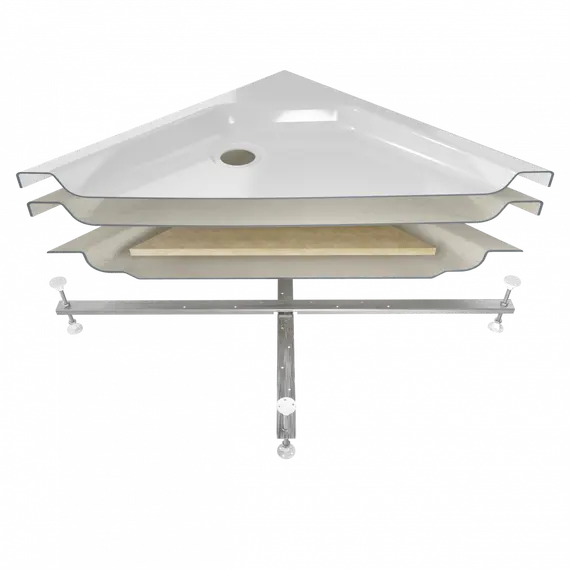 Поддон душевой Triton  ПД1/ПД21/ПД27 квадратный низкий