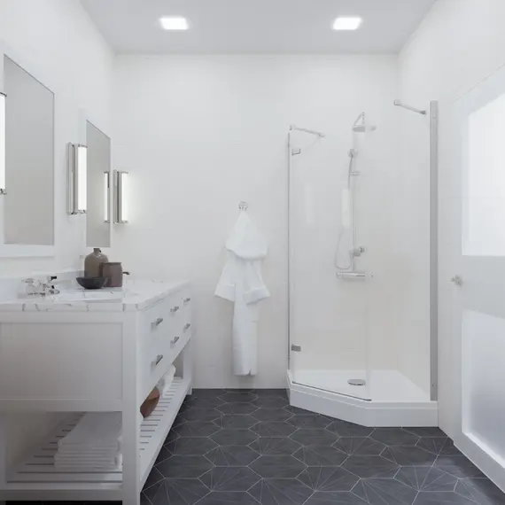 Душевое ограждение Triton "СИГМА-ХРОМ" низкий поддон