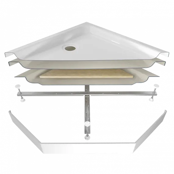 Поддон душевой Triton трапеция низкий ПД28/ПД29