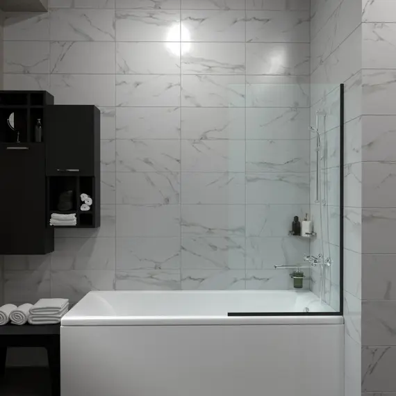 Штора на ванну Triton Статик-Блэк