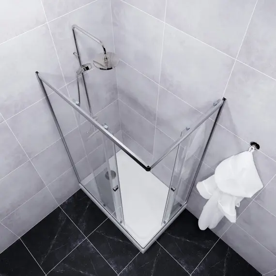 Душевое ограждение Triton "ВЕНТА-ХРОМ" , низкий поддон