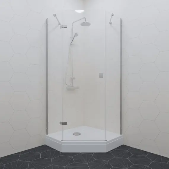 Душевое ограждение Triton "СИГМА-ХРОМ" низкий поддон