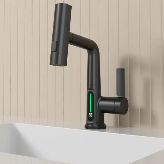 Смеситель для раковины Black&White SD3027B