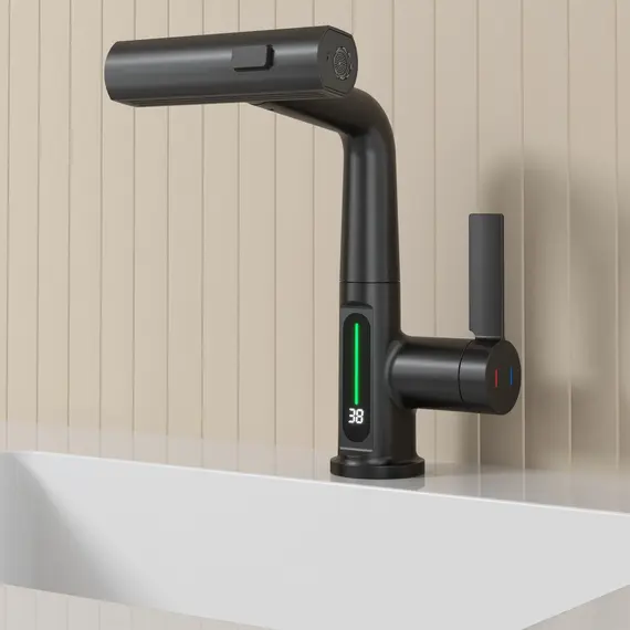 Смеситель для раковины Black&White SD3027B