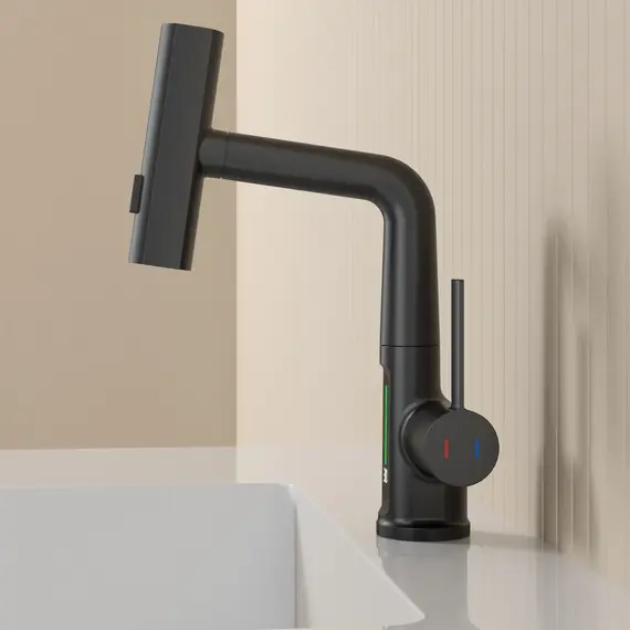 Смеситель для раковины Black&White SD3027B