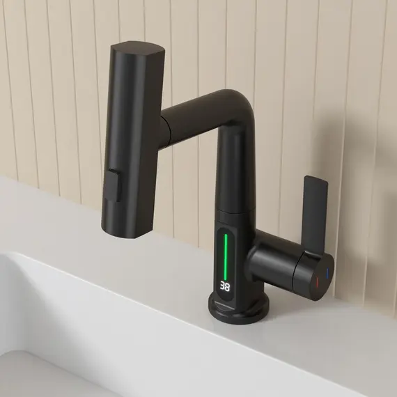 Смеситель для раковины Black&White SD3027B