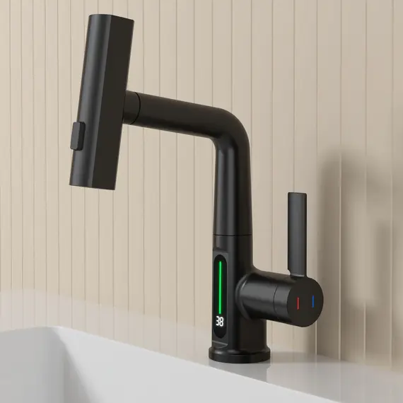 Смеситель для раковины Black&White SD3027B