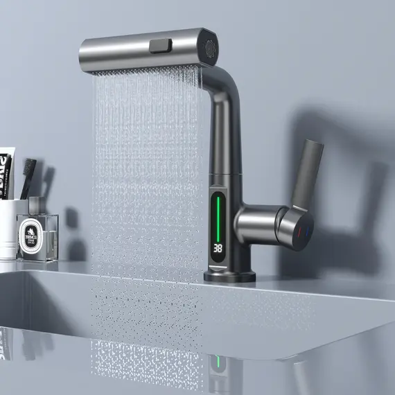 Смеситель для раковины Black&White SD3027GM