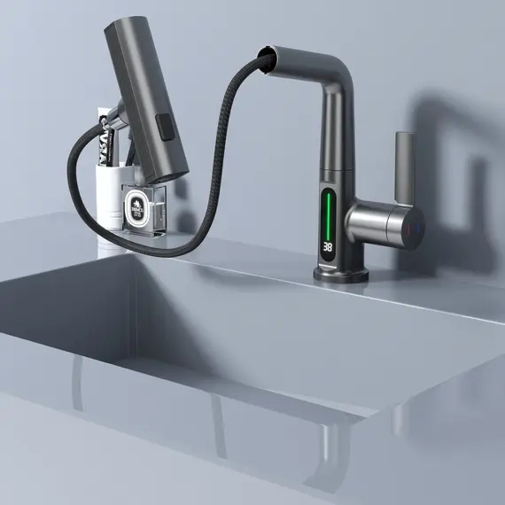 Смеситель для раковины Black&White SD3027GM