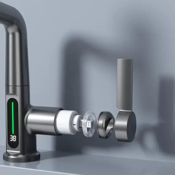 Смеситель для раковины Black&White SD3027GM