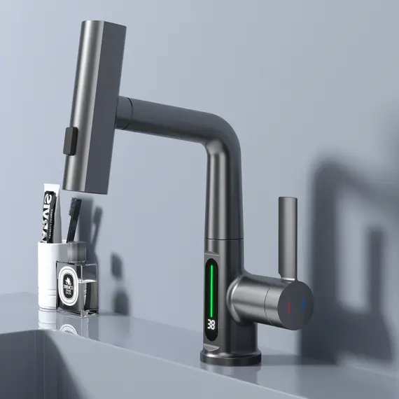 Смеситель для раковины Black&White SD3027GM