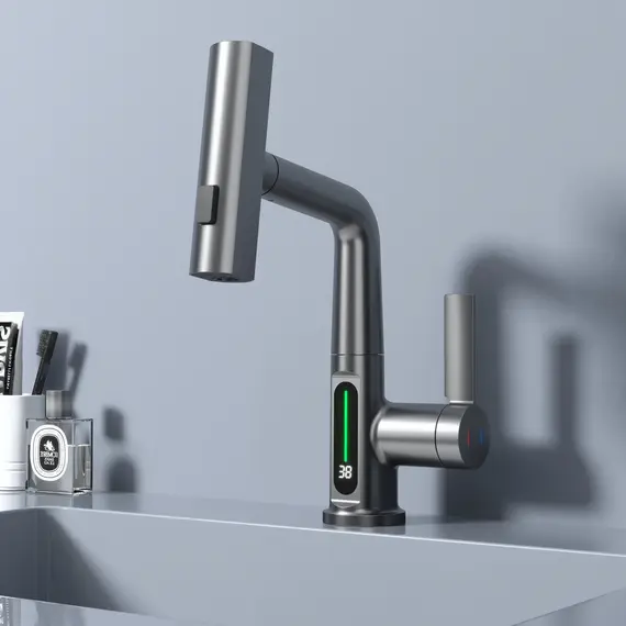 Смеситель для раковины Black&White SD3027GM