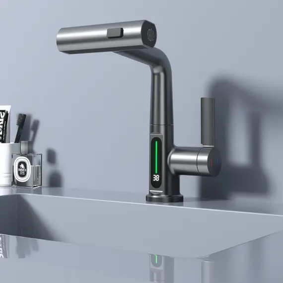 Смеситель для раковины Black&White SD3027GM