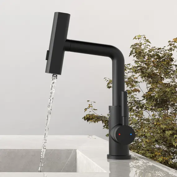 Смеситель для раковины Black&White SD3028B