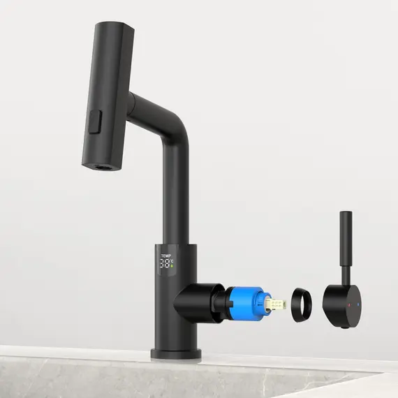 Смеситель для раковины Black&White SD3028B