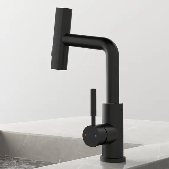 Смеситель для раковины Black&White SD3028B