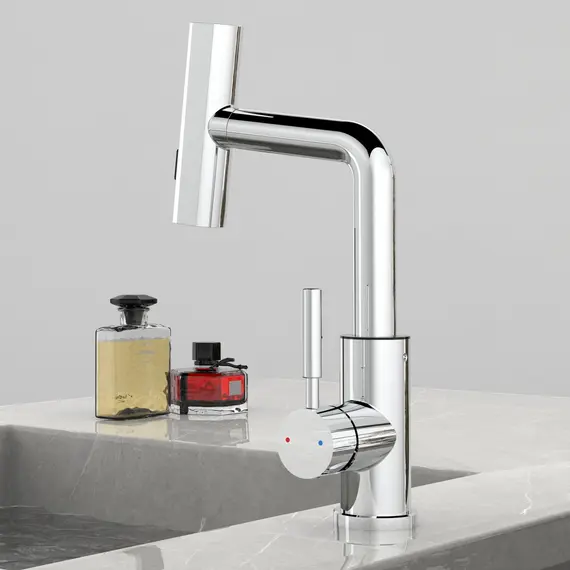 Смеситель для раковины Black&White SD3028C