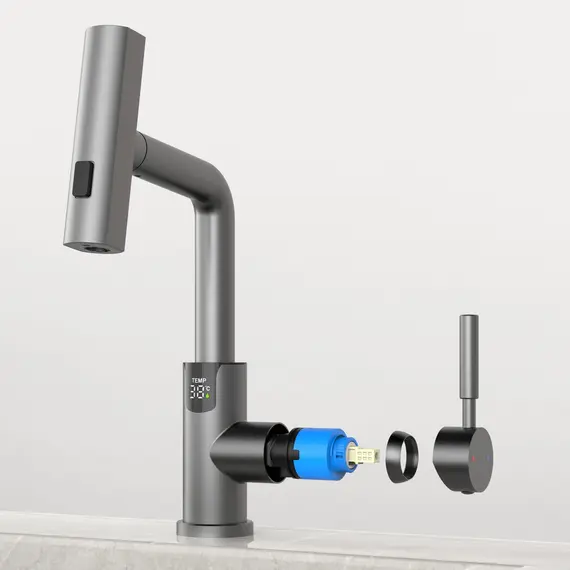 Смеситель для раковины Black&White SD3028GM