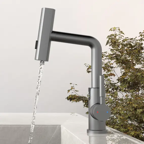 Смеситель для раковины Black&White SD3028GM