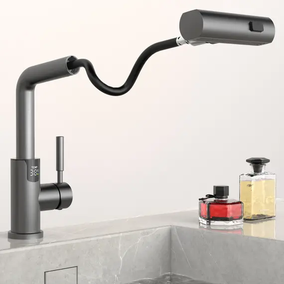 Смеситель для раковины Black&White SD3028GM