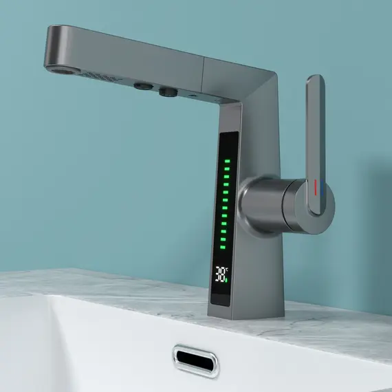 Смеситель для раковины Black&White SD3029GM