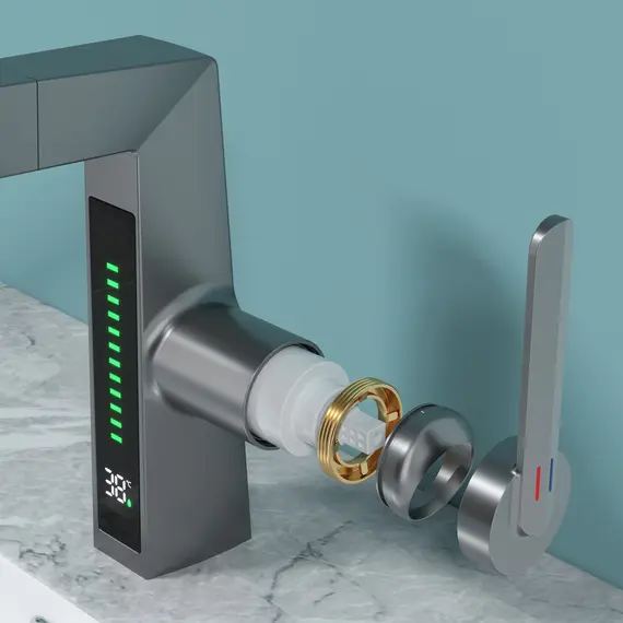 Смеситель для раковины Black&White SD3029GM