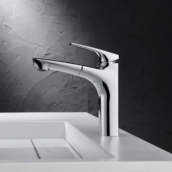 Смеситель для раковины Black&White UK7901C