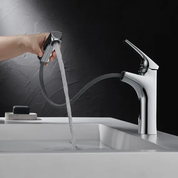 Смеситель для раковины Black&White UK7901C