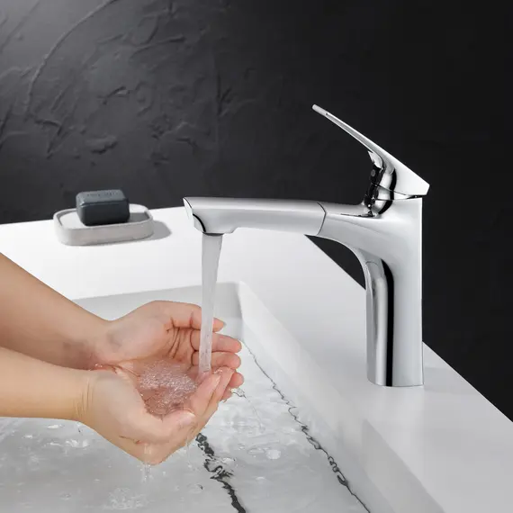 Смеситель для раковины Black&White UK7901C