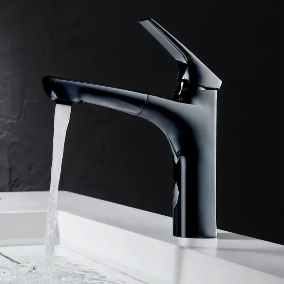 Смеситель для раковины Black&White UK7901B