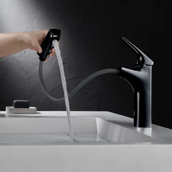 Смеситель для раковины Black&White UK7901B