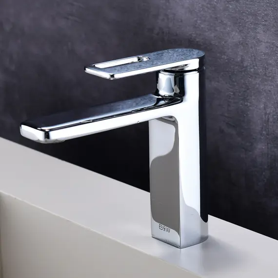 Смеситель для раковины Black&White GF-7103-С