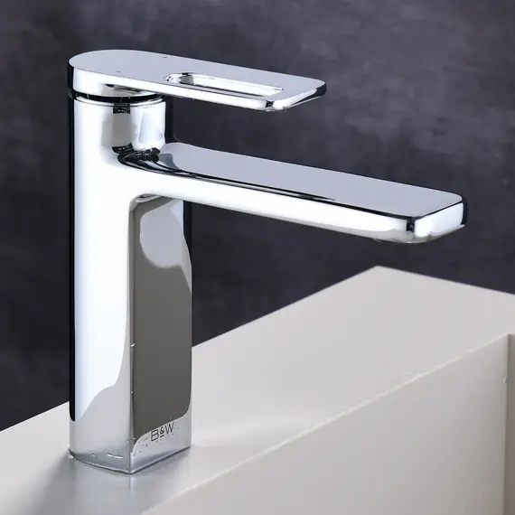 Смеситель для раковины Black&White GF-7103-С