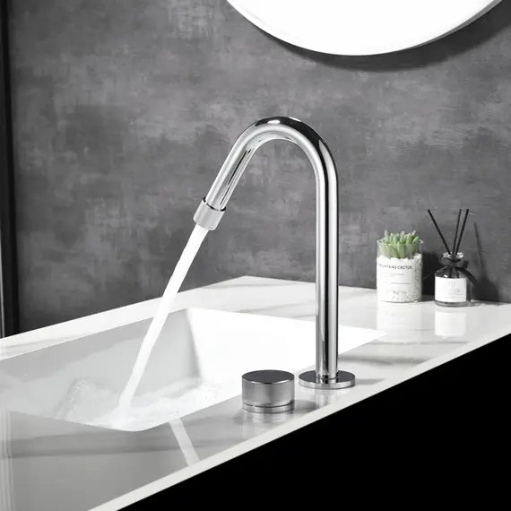 Смеситель для раковины Black&White GF-7108-С