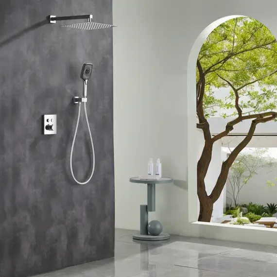 Встроенная душевая система Black & White GH-9101-C