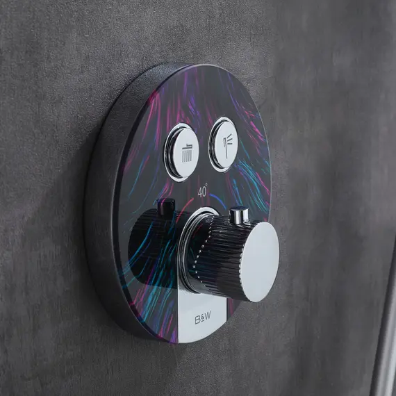 Встроенная душевая система Black & White GH-9401-MC