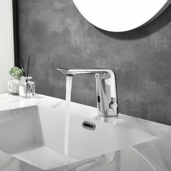 Смеситель для раковины сенсорный Black&White GS-7101-C