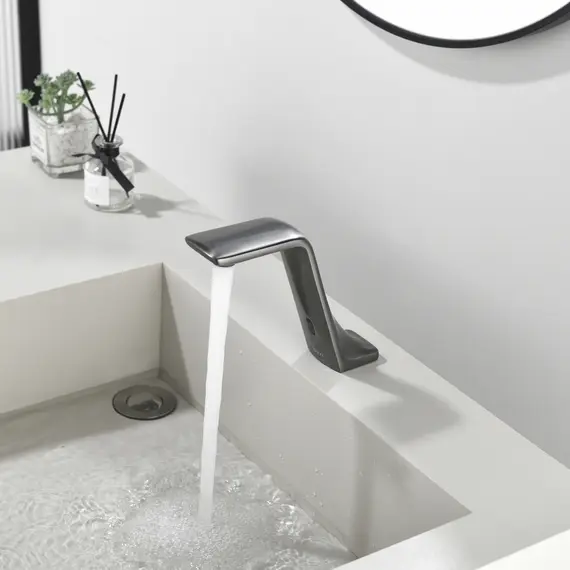 Смеситель для раковины сенсорный Black&White GS-7102-GM