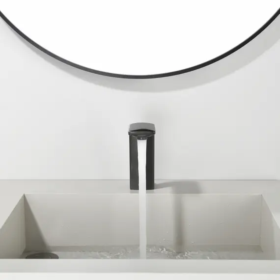 Смеситель для раковины сенсорный Black&White GS-7102-GM