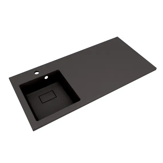 Раковина 1 Marka  Аванти 100/120 L/R  антрацит  ИК мебельная